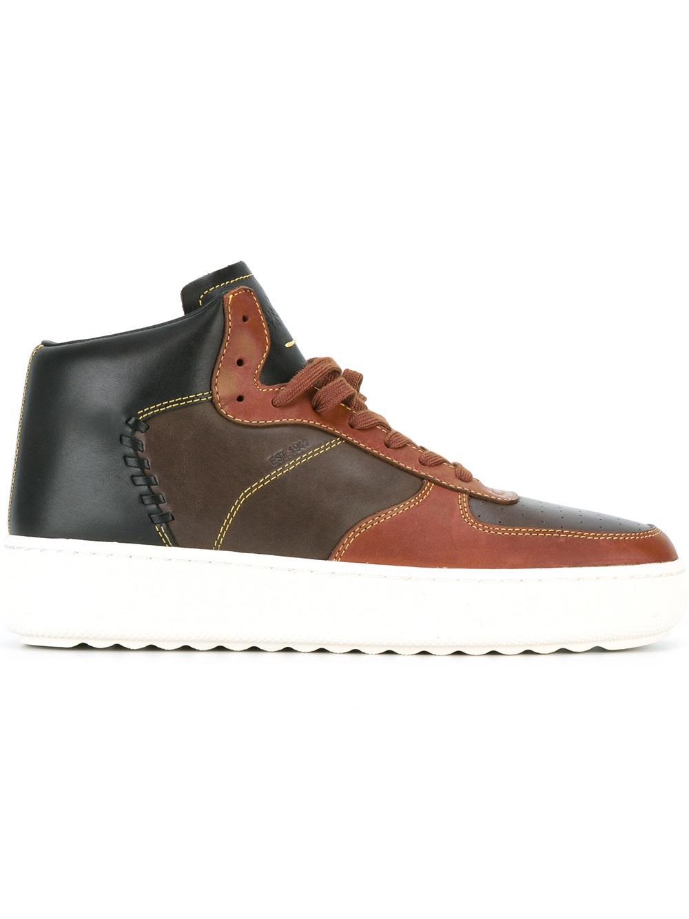 c220 high top sneaker with coach patch