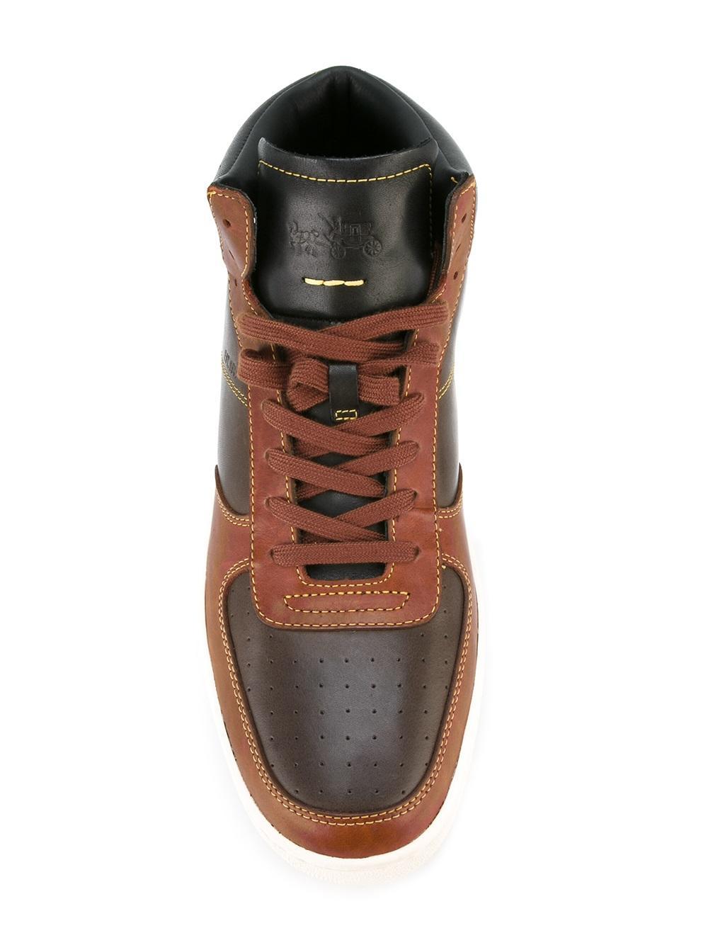 coach patchwork sneakers