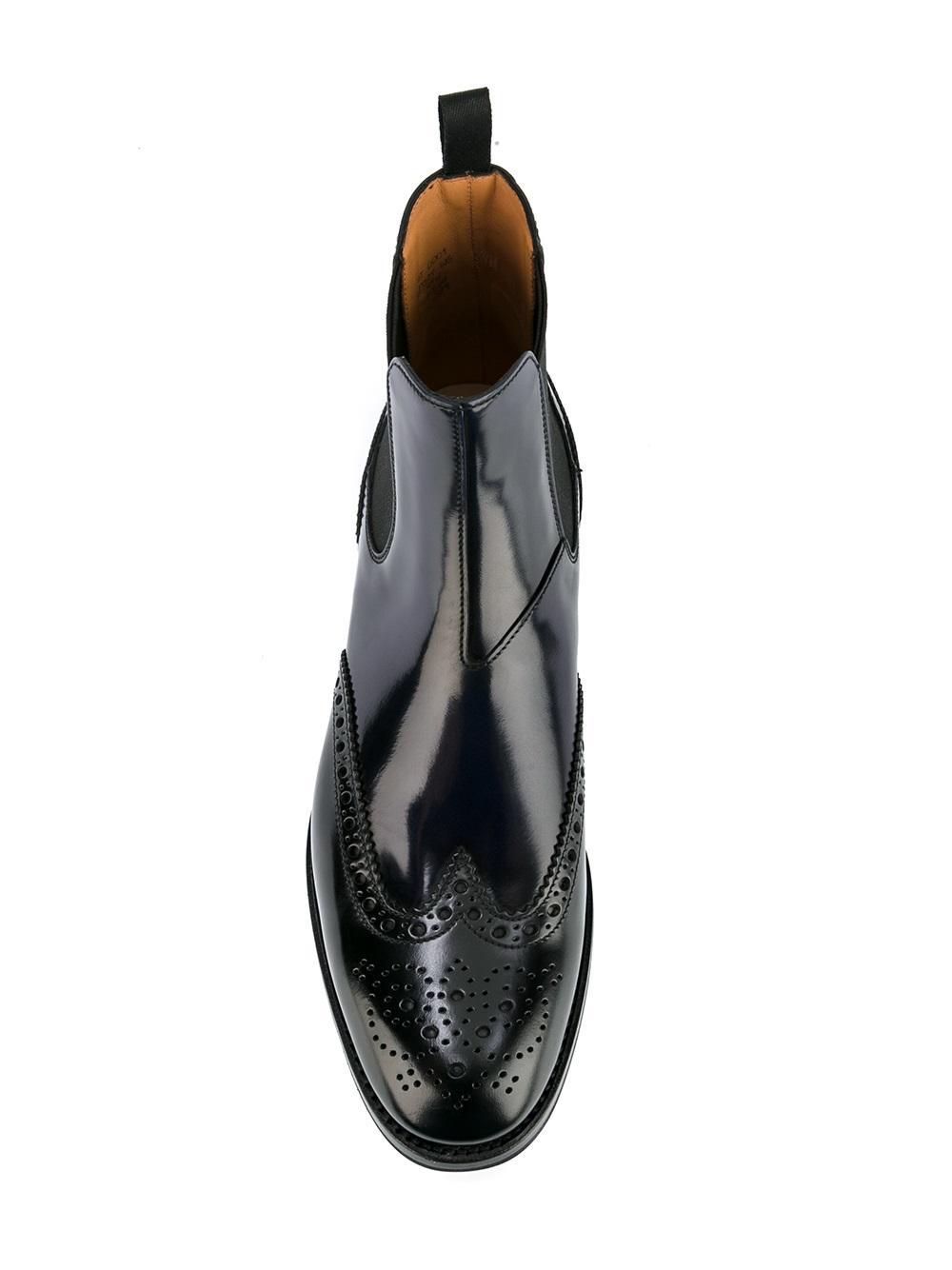church's black chelsea boots