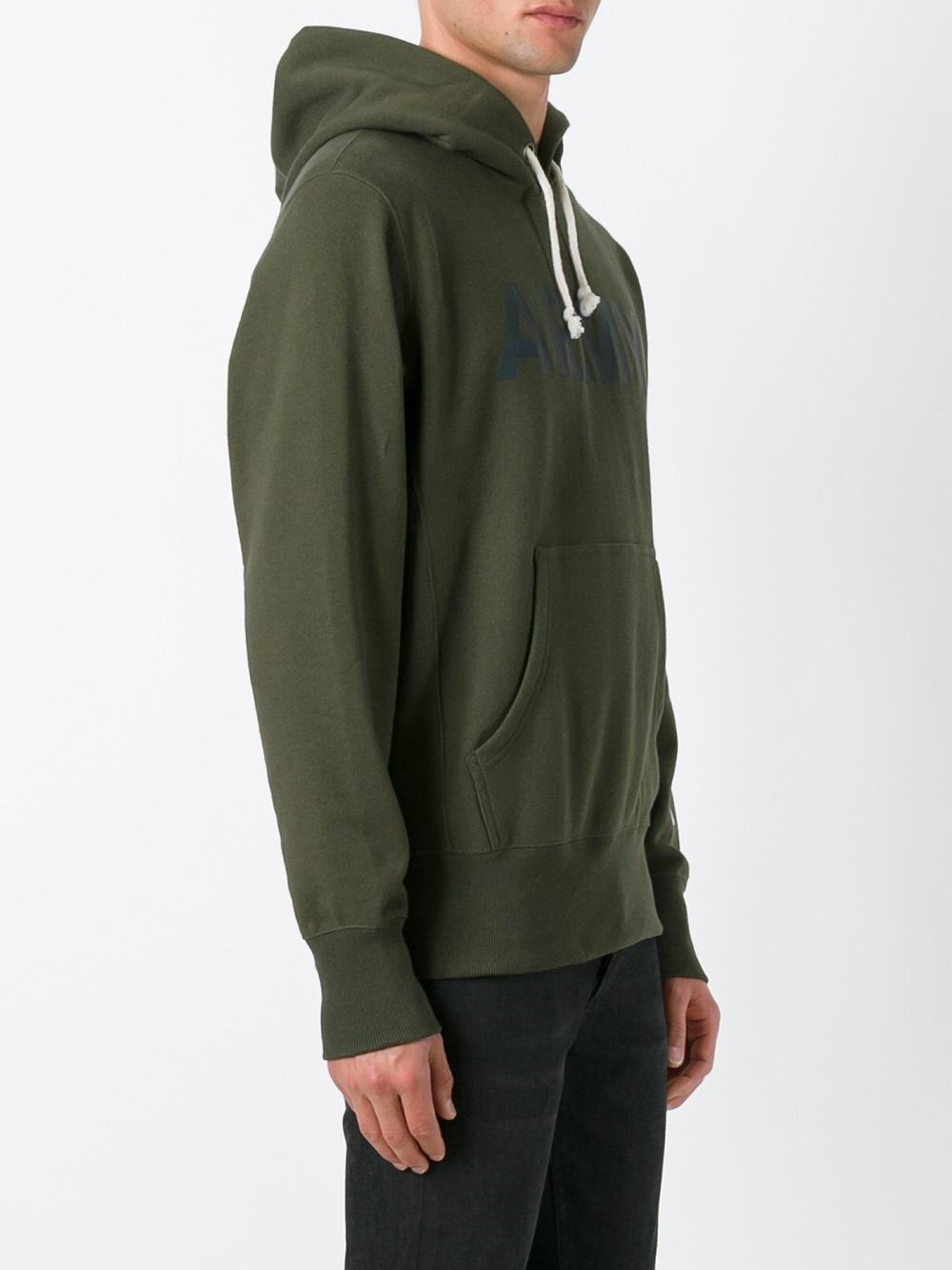 Champion green hoodie mens Clearance