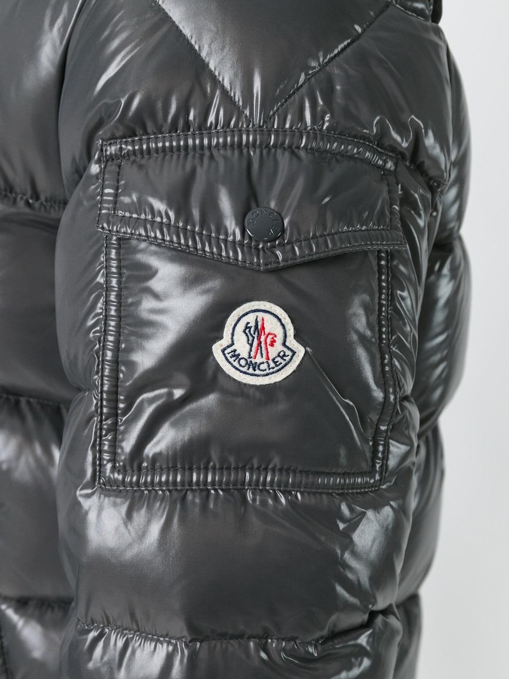 Moncler Synthetic 'maya' Padded Jacket in Grey (Gray) for Men - Lyst