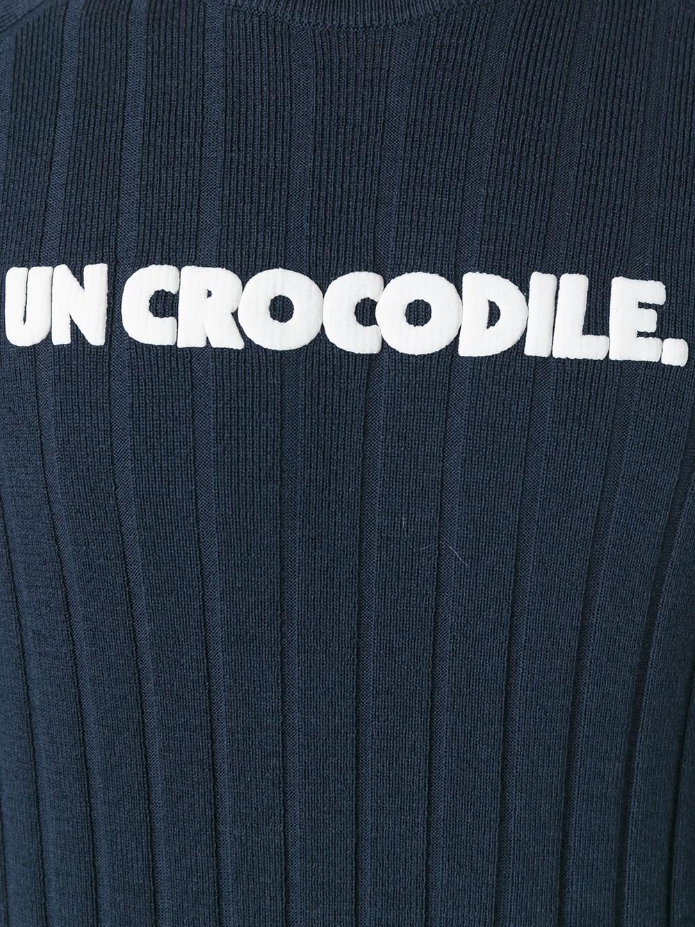 un crocodile sweatshirt