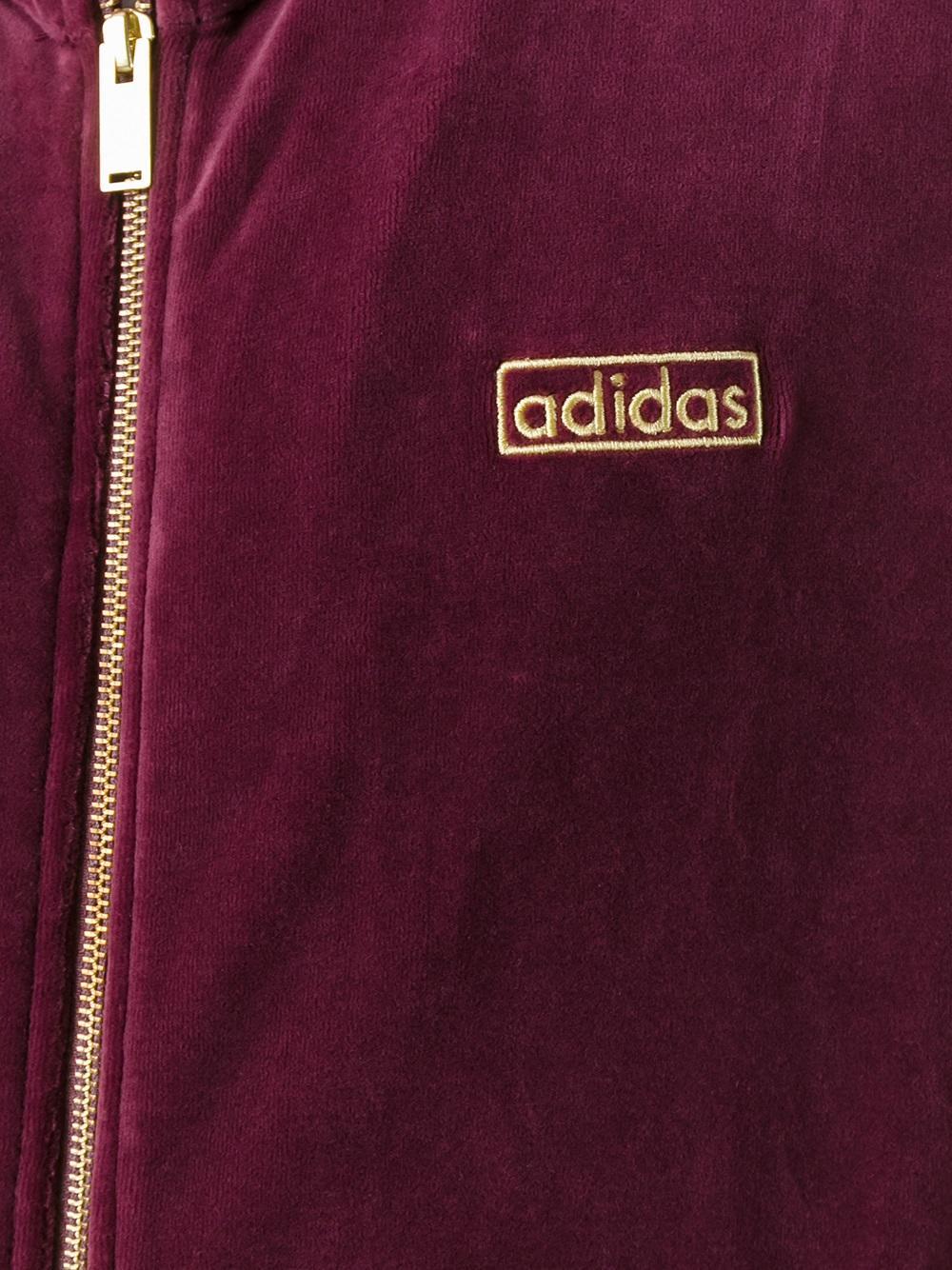 adidas Originals Cotton 'beckenbauer' Velour Track Jacket in Red for Men |  Lyst
