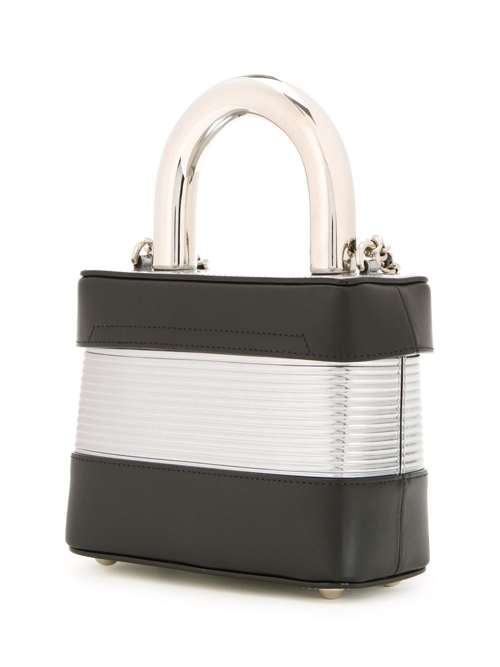 Moschino Padlock Shoulder Bag in Black Lyst