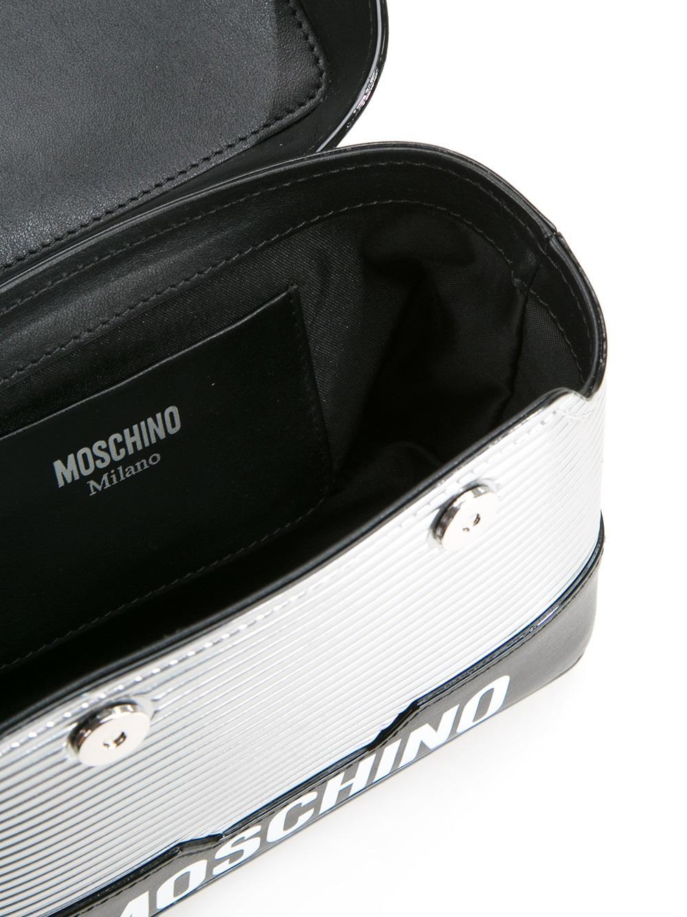 Moschino Padlock Shoulder Bag in Black Lyst