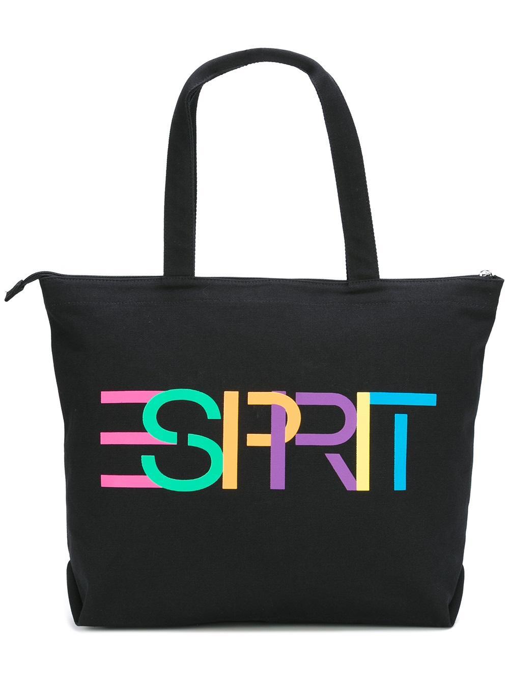 Opening Ceremony Cotton 'esprit X ' Tote in Black | Lyst
