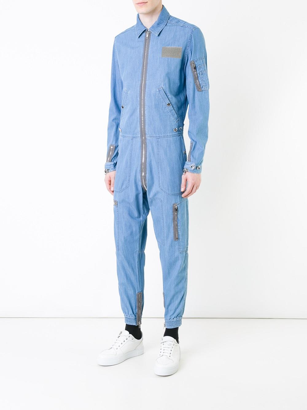 DIESEL Denim Jumpsuit in Blue for Men Lyst