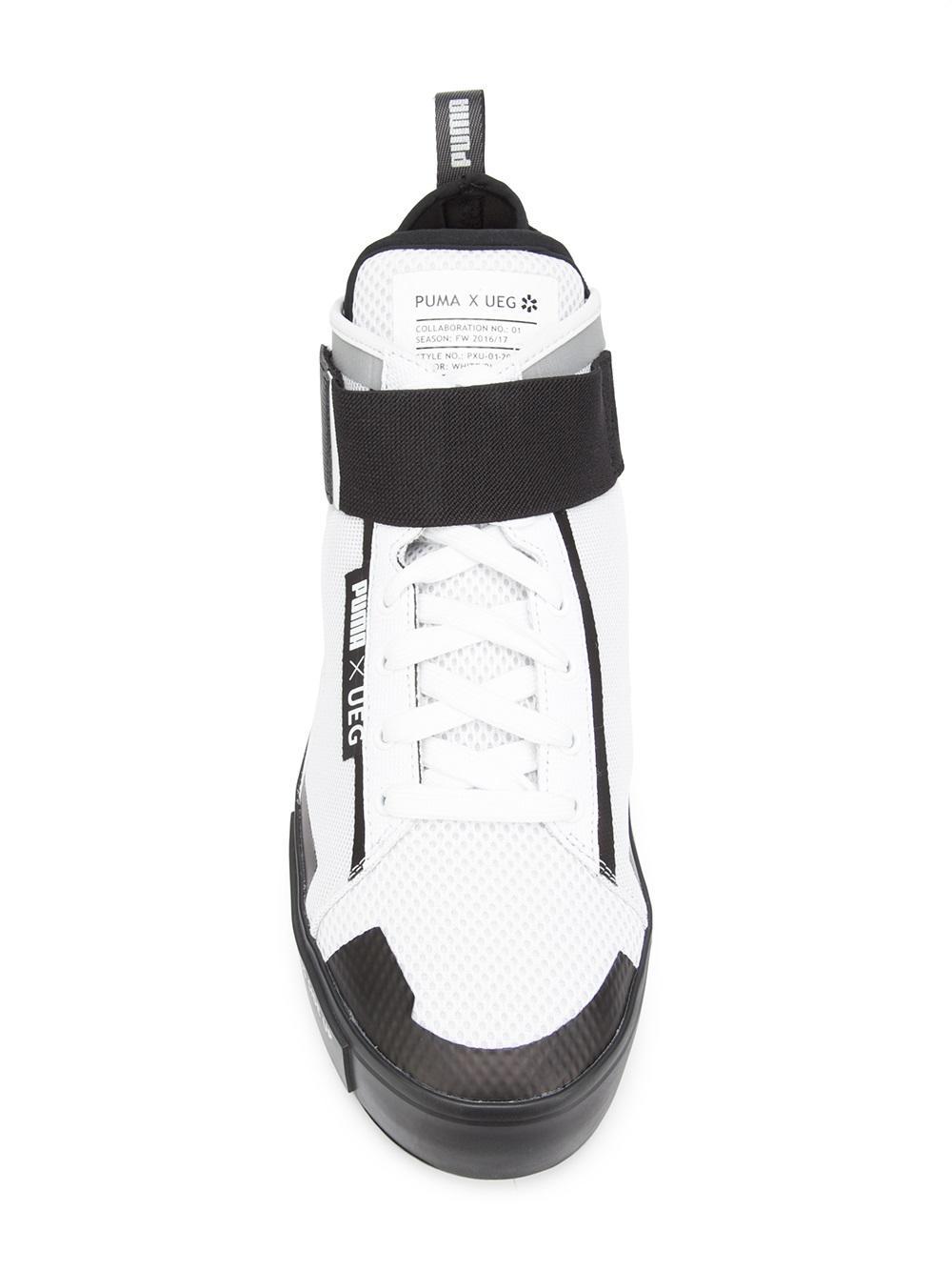 PUMA Rubber X Ueg Hi-top Sneakers in White for Men - Lyst