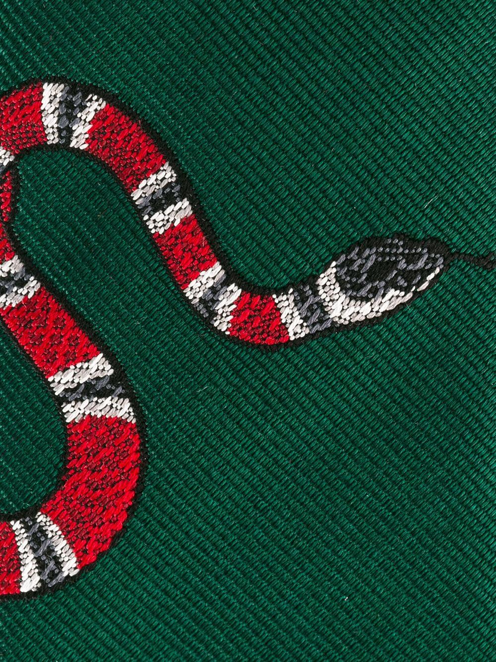 gucci tie with snake