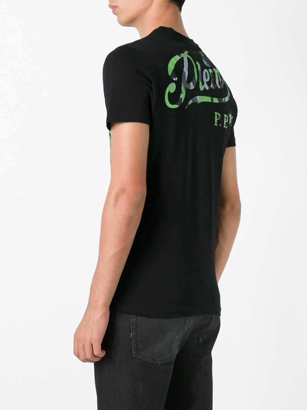lyst philipp plein homme t shirt in black for lyst philipp plein homme t shirt in black for