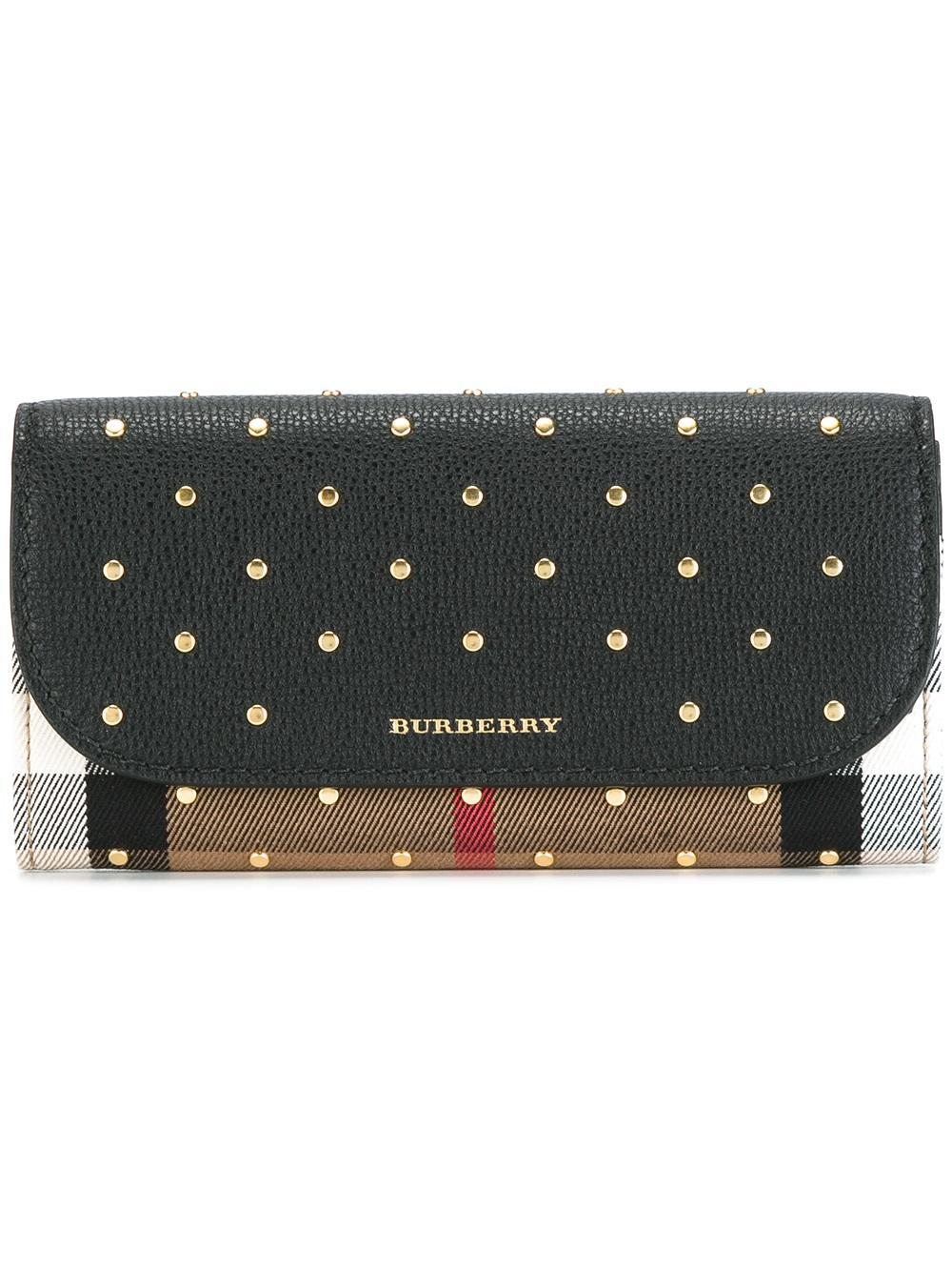 burberry studded wallet