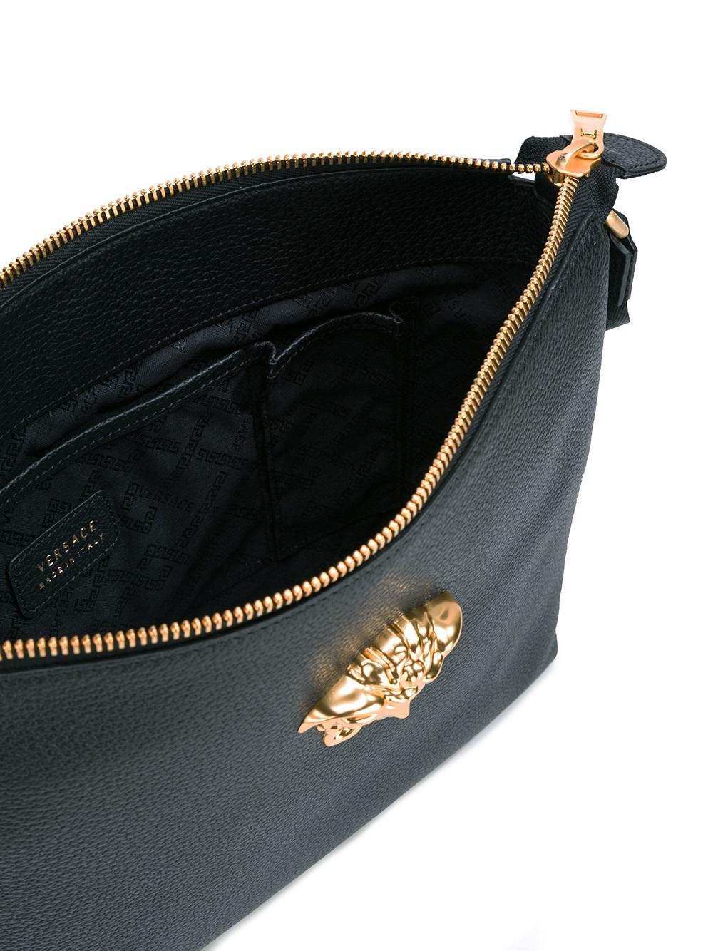 Versace - Medusa Messenger Bag - Men - Calf Leather/brass - One Size in ...