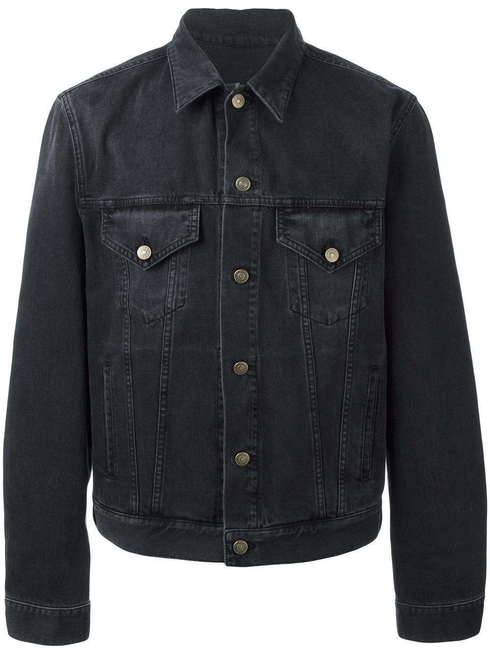 gucci black jean jacket