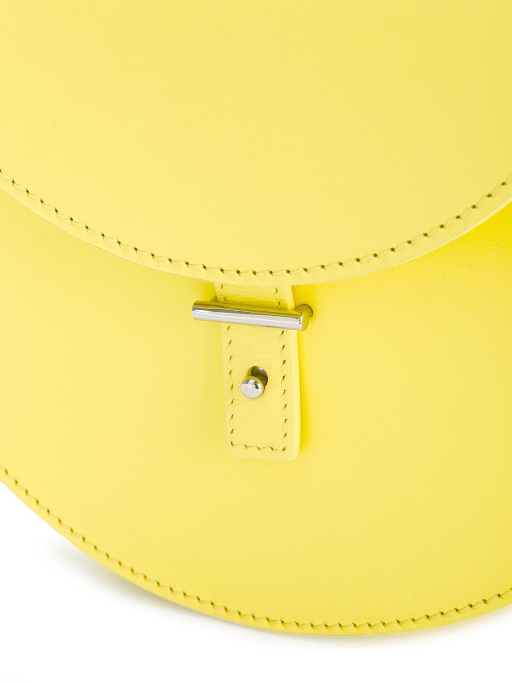 Lyst - Pb 0110 Round Crossbody Bag in Yellow