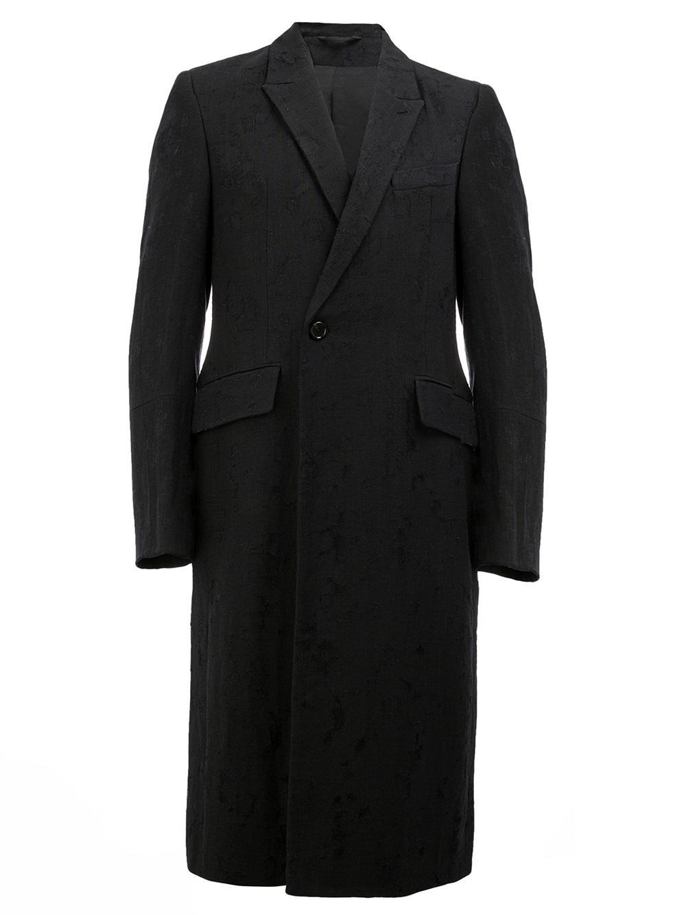 Ann demeulemeester Long Blazer Coat in Black for Men Lyst