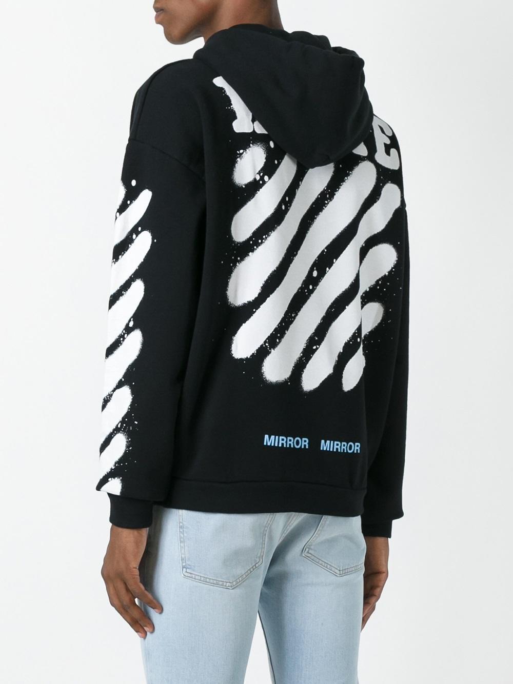 off-white Diag Spray Hoodie Parker 激レア！-