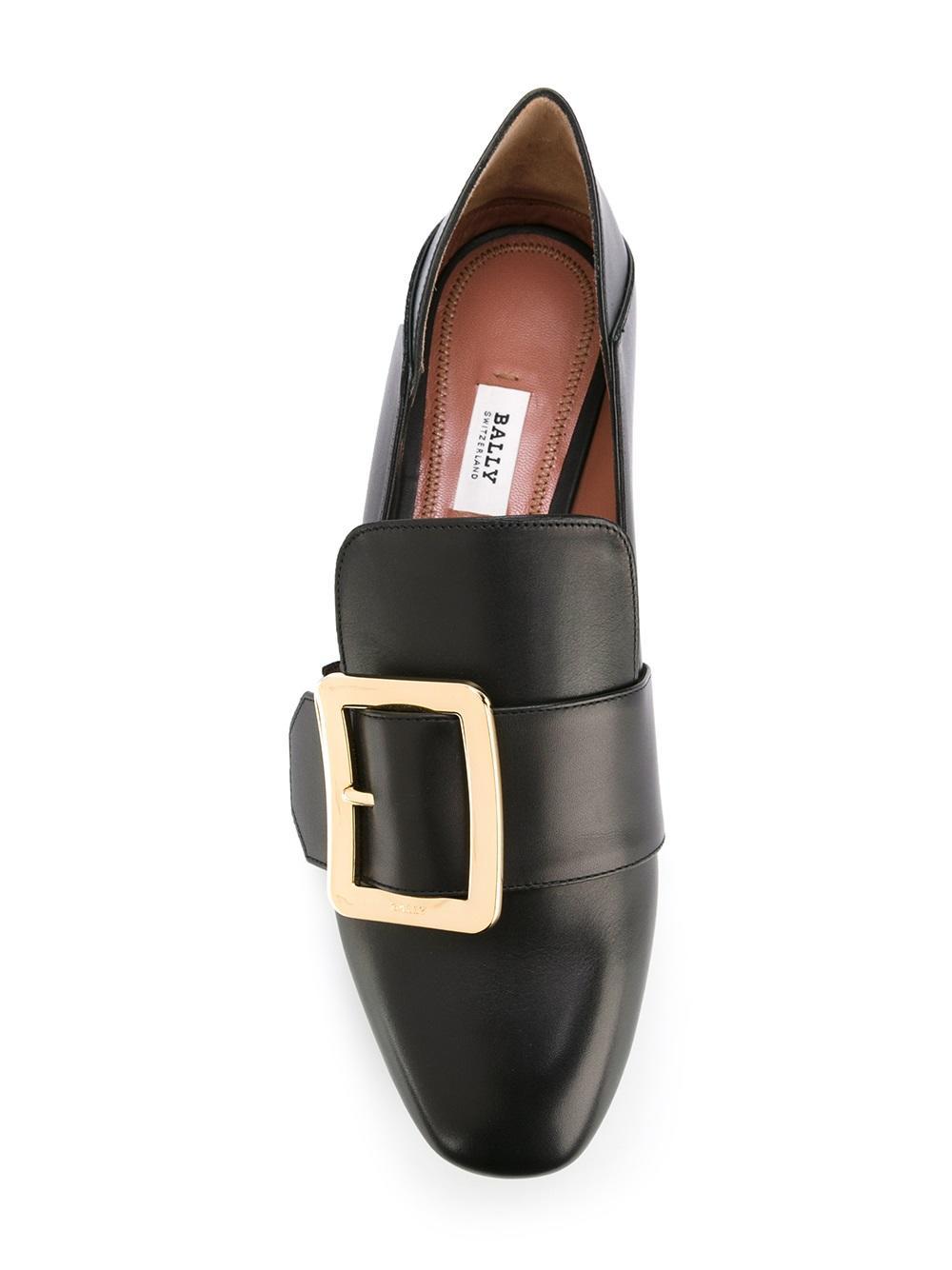 mens black loafer with buckle