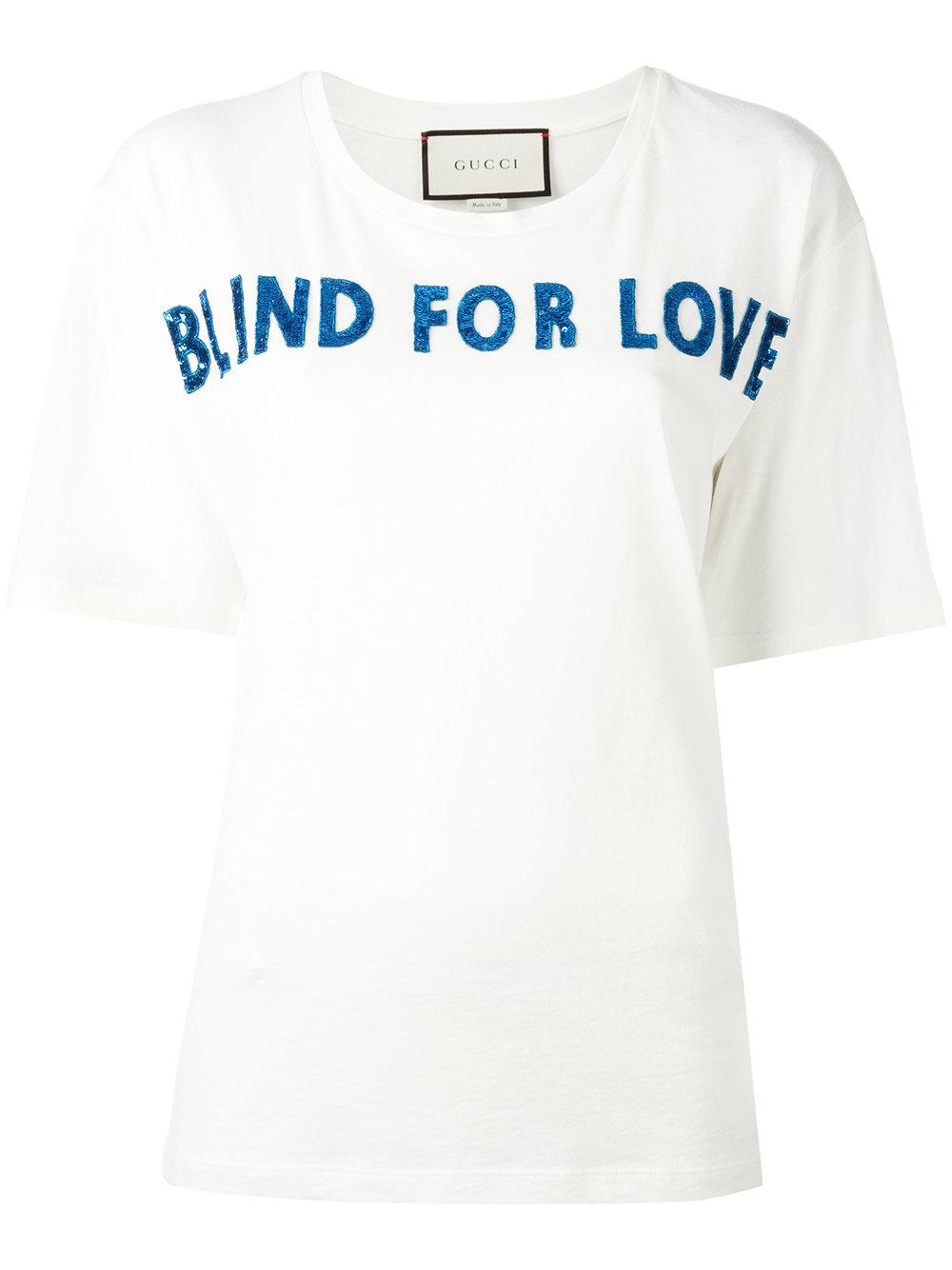 gucci t shirt blind for love