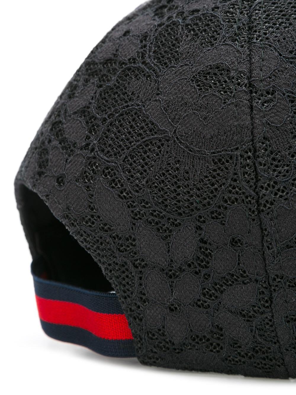 gucci lace baseball cap