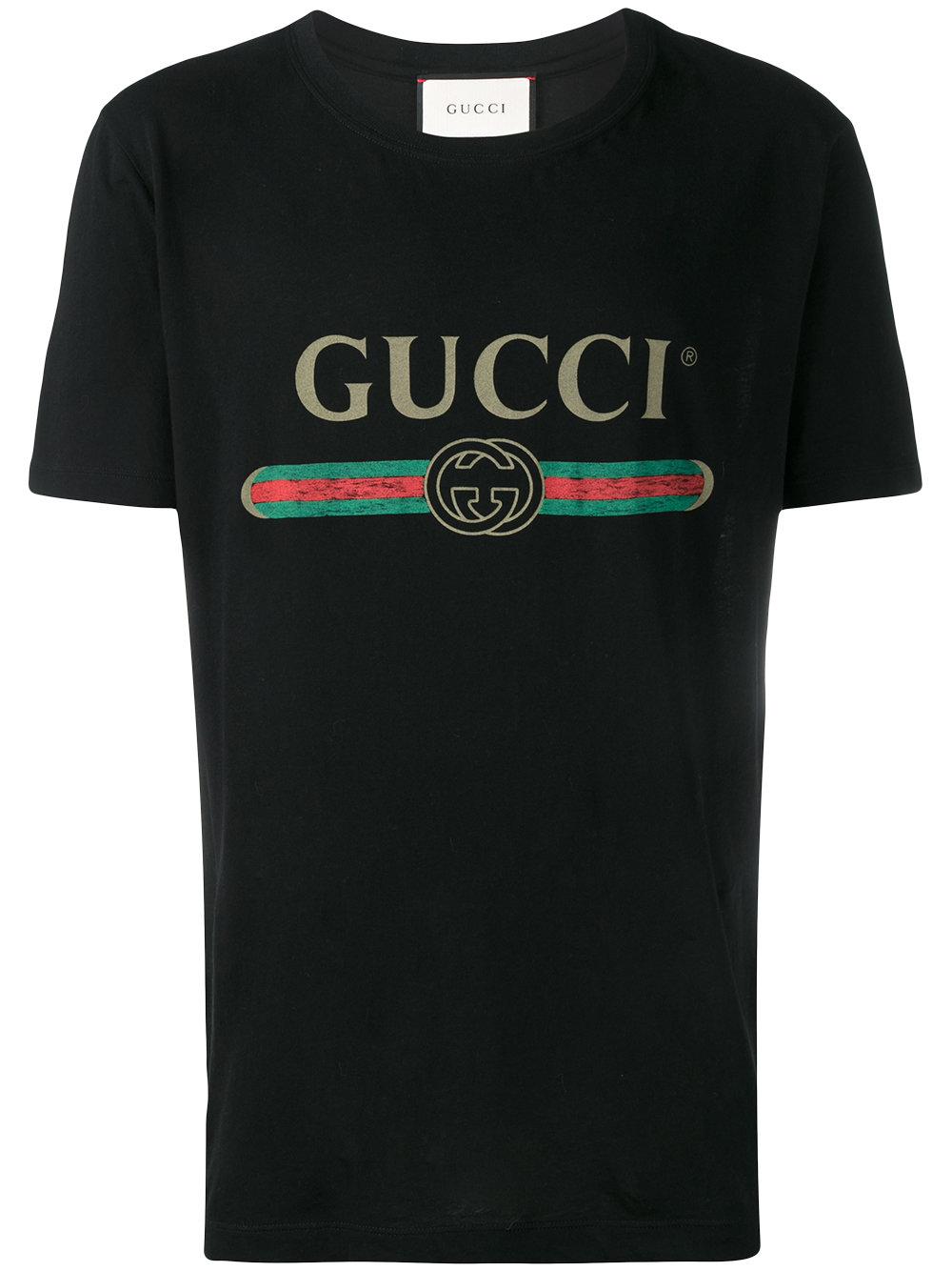 Lyst - Gucci - Print T-shirt - Men - Cotton - Xl in Black for Men