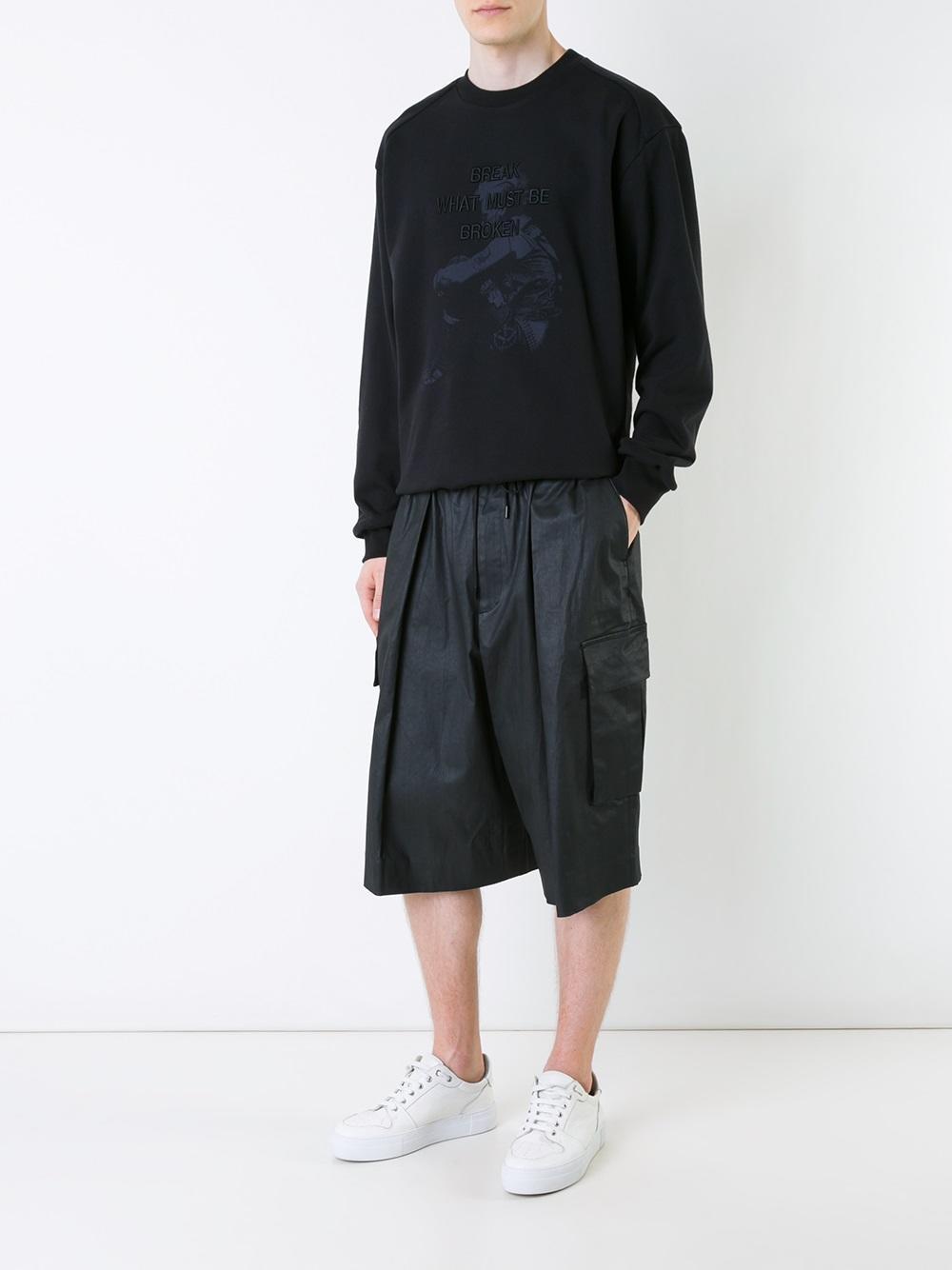 Lyst - Juun.J Embroidered Sweatshirt in Black for Men