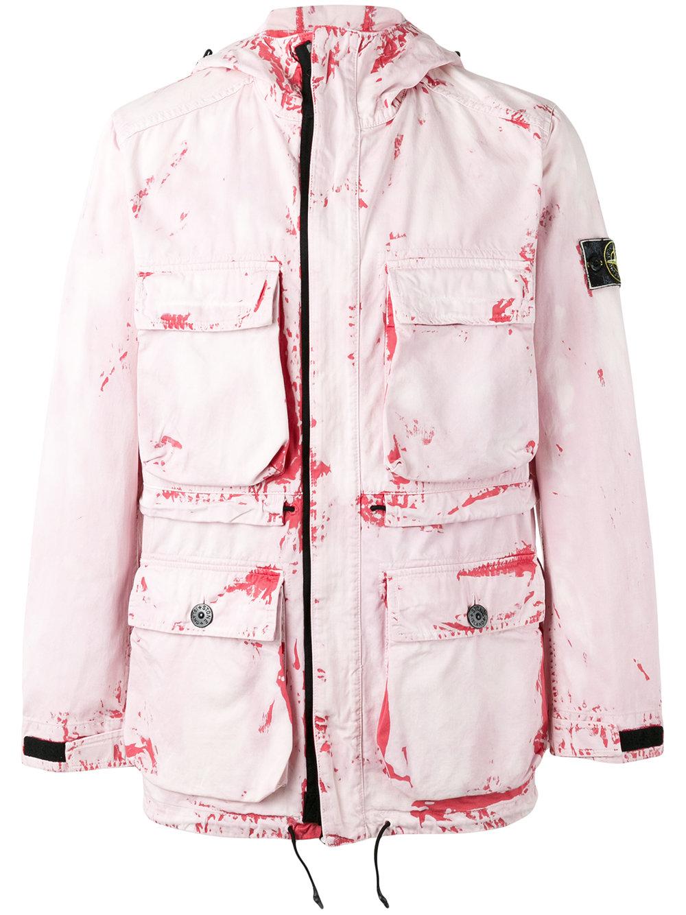 stone island hand corrosion jacket