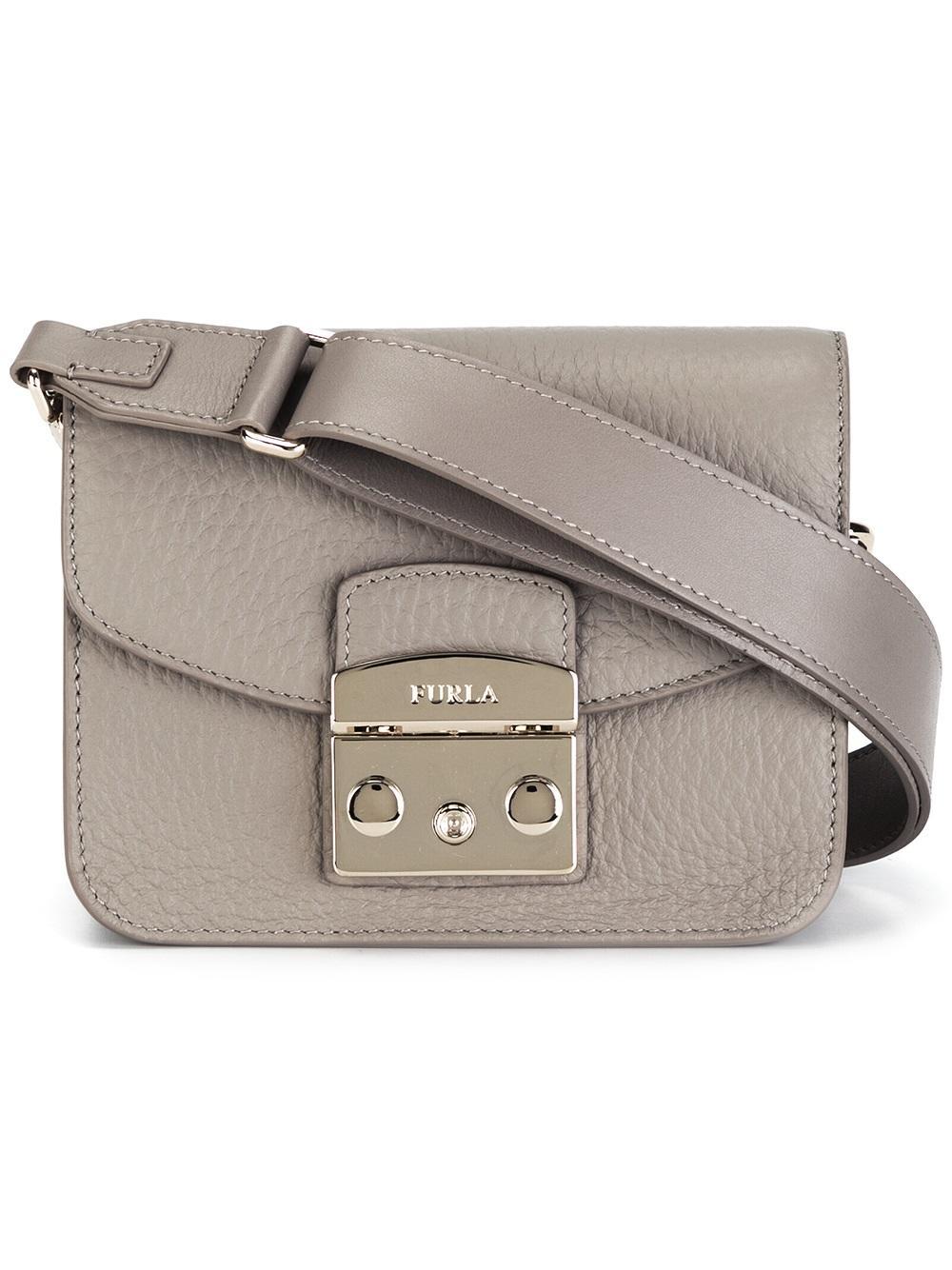 Furla Leather Thick Strap Crossbody Bag - Lyst