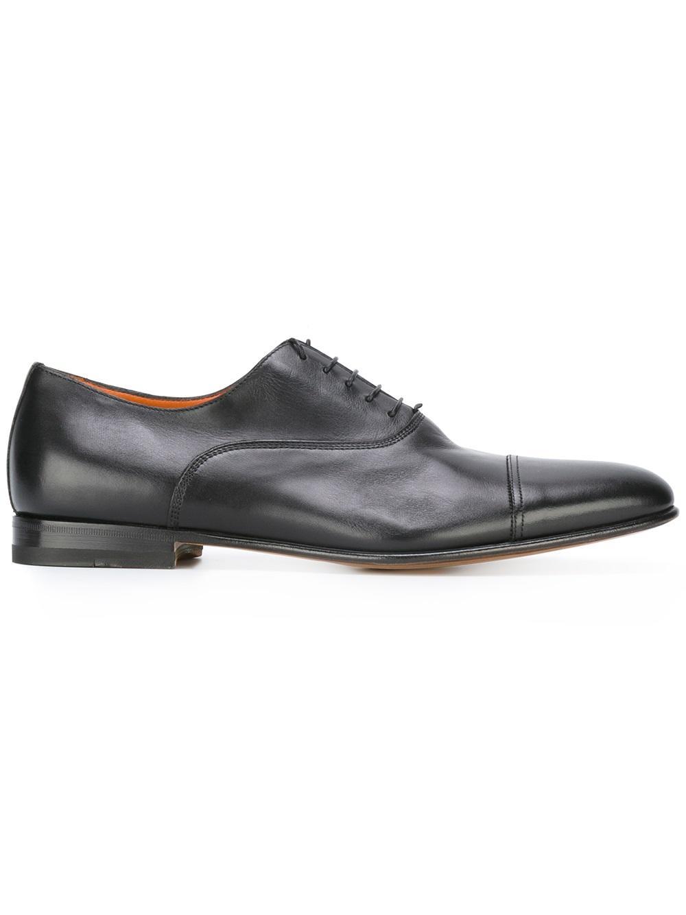 classic oxford shoes santoni classic oxford shoes in black for lyst classic oxford shoes santoni classic oxford shoes in black for lyst