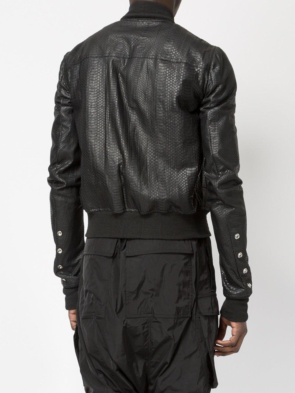 Rick Owens Cropped Bomber Jacket in Black for Men Lyst