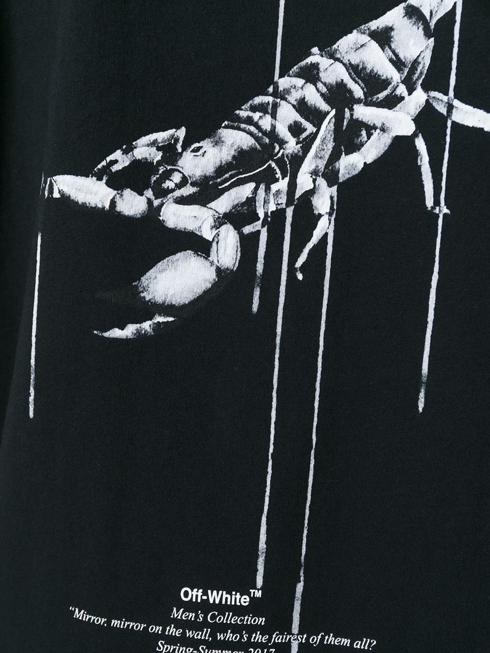 lommelygter lejesoldat Puno Off-White c/o Virgil Abloh Othelo's Scorpion T-shirt in Black for Men | Lyst