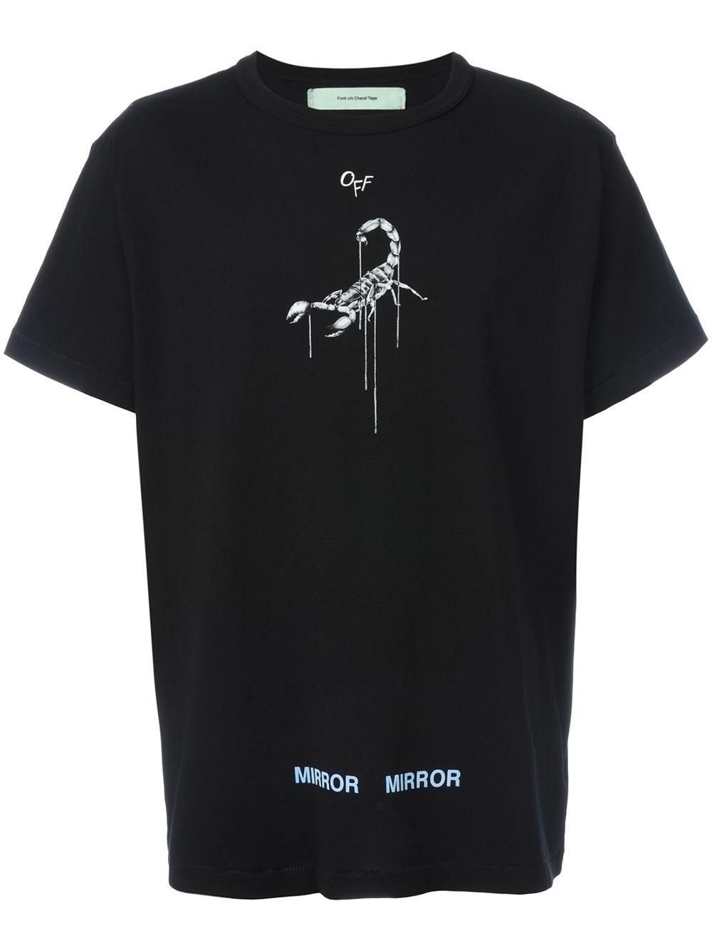 Off-White c/o Virgil Abloh Othelo's Scorpion T-shirt in Black for Men | Lyst