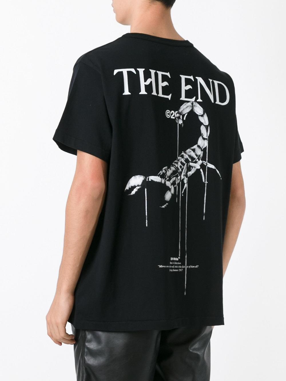Off-White c/o Virgil Abloh Othelo's Scorpion T-shirt in Black for Men | Lyst