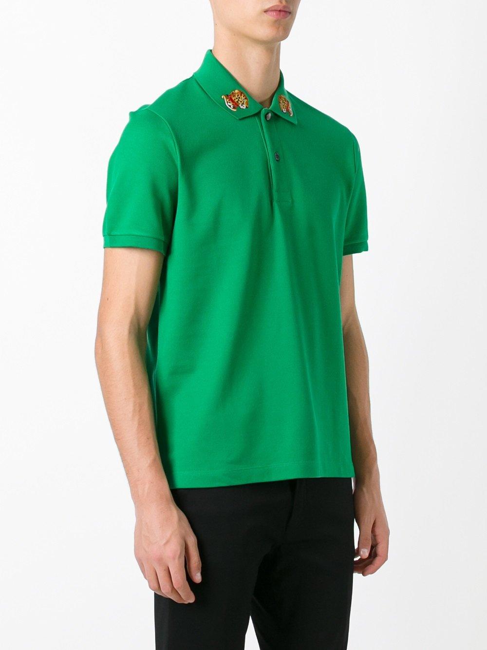 gucci collar polo