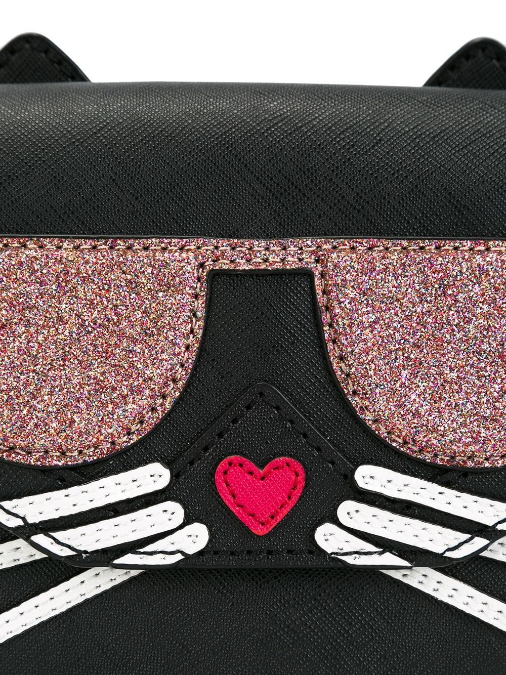 Karl Lagerfeld Kocktail Cat Crossbody Bag in Black Lyst