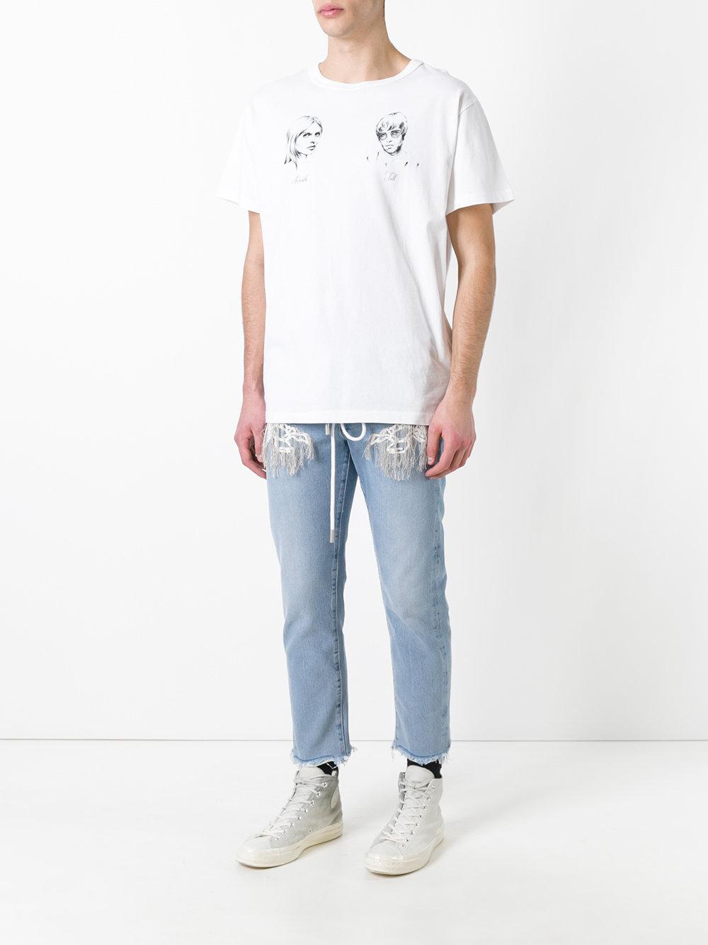 Off-White c/o Virgil Abloh Cotton Death And Jill T-shirt in White for Men -  Lyst