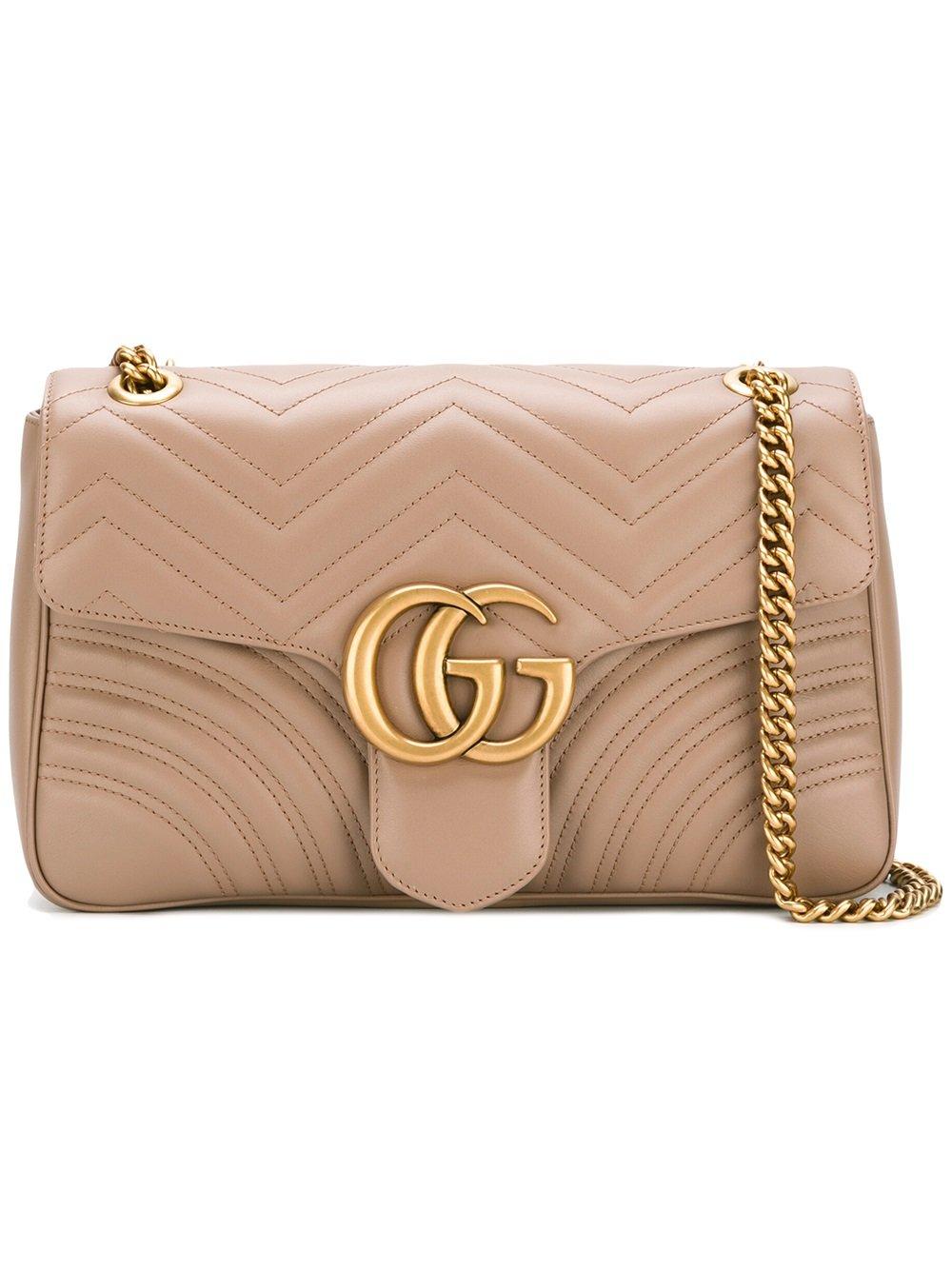 GG Marmont matelassé shoulder bag - Gucci Womens Shoulder 