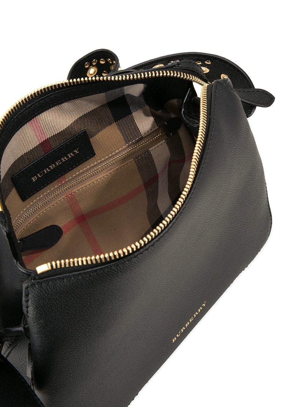 Lyst Burberry Buckle Strap Shoulder Bag in Black