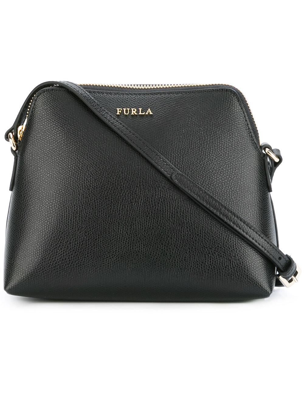 Furla Cotton Inside Pouch Crossbody Bag in Black Lyst