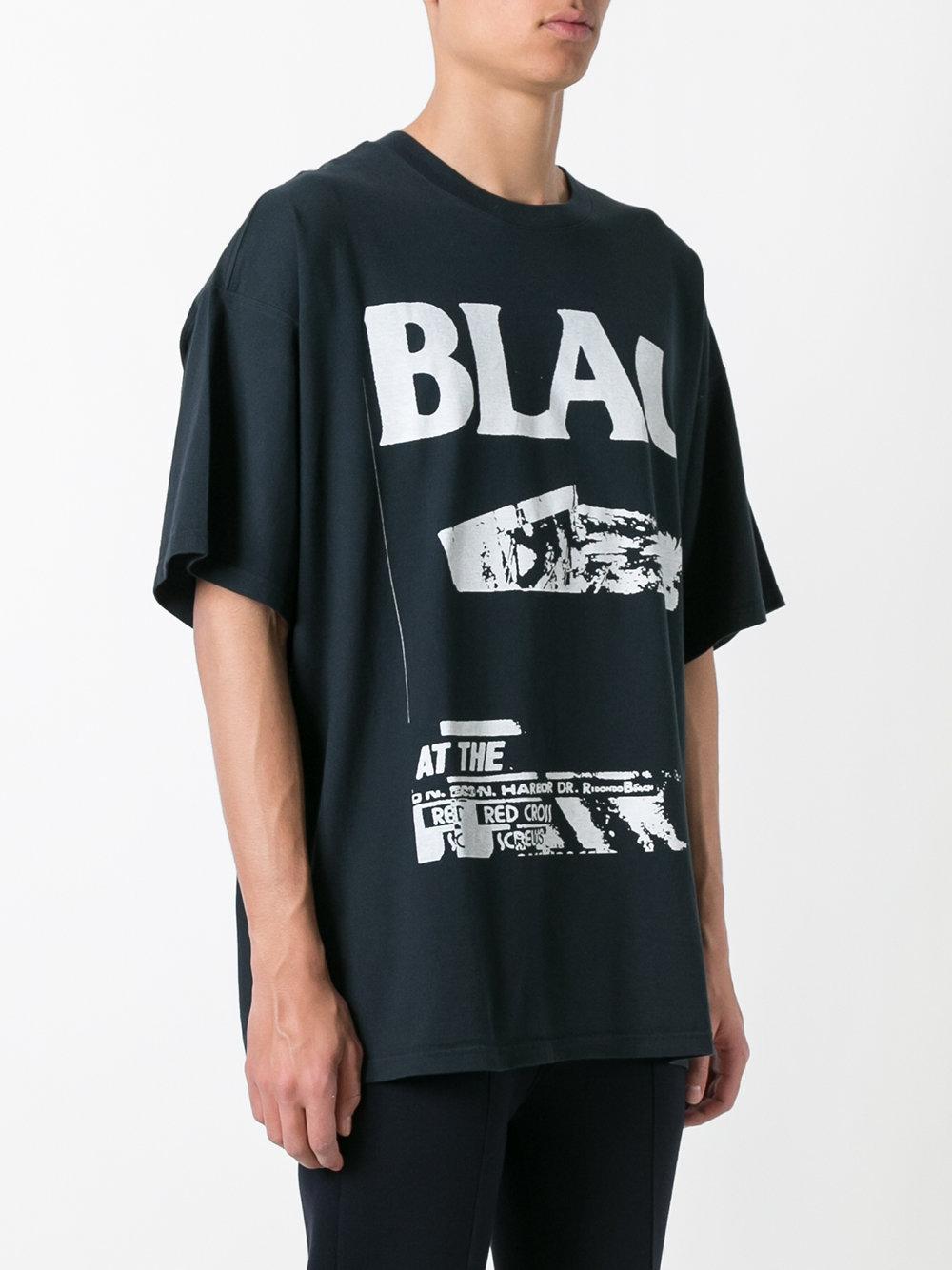 Facetasm Black Flag T-shirt for Men - Lyst
