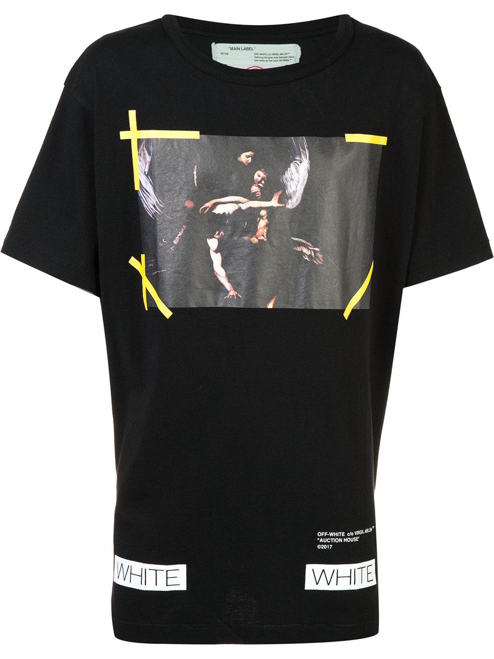 Off-White c/o Virgil Abloh Cotton Auction House Printed Oversize T ...