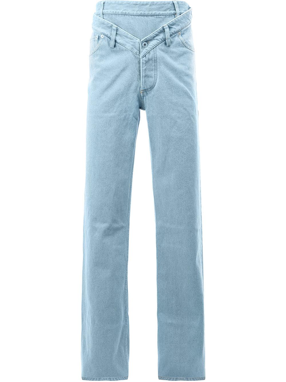 blue loose fit jeans