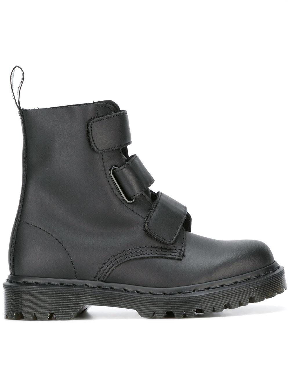 Dr. Martens Leather Coralia Boots in Black | Lyst
