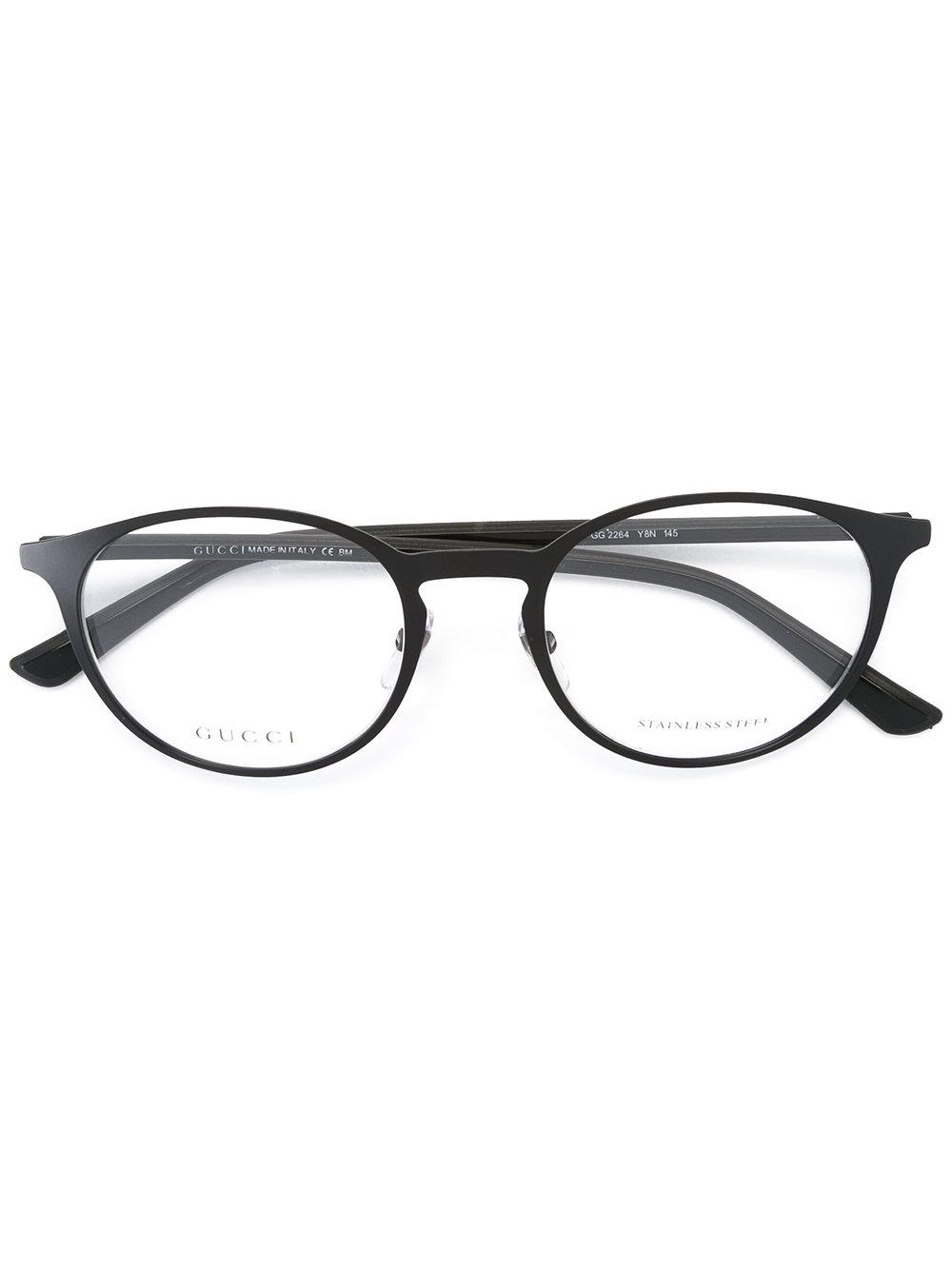 Gucci Eye Cat Shaped Glasses in Black | Lyst