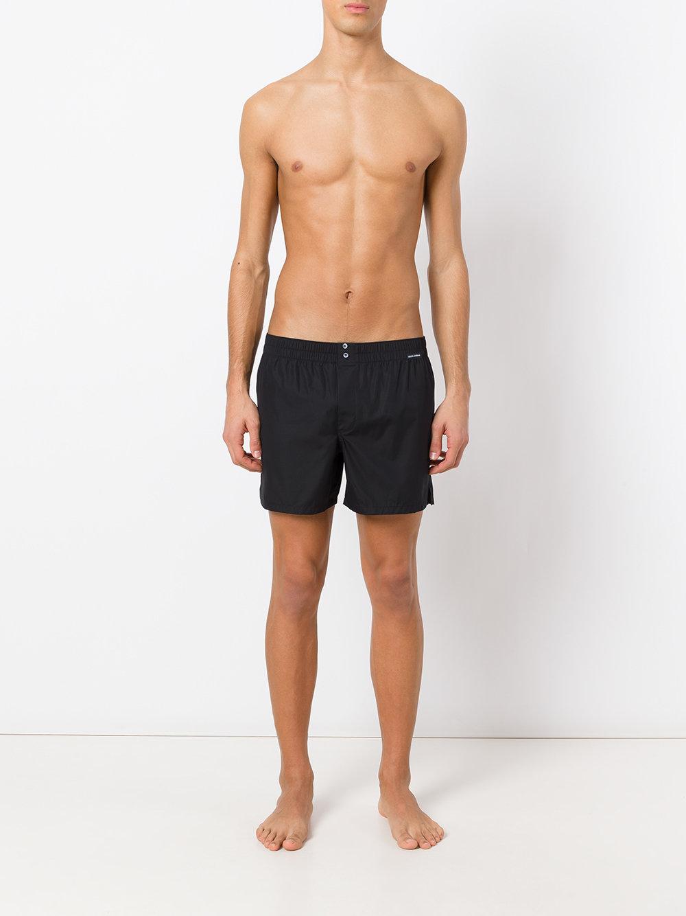 Lyst Dolce & Gabbana Button Up Shorts in Black for Men
