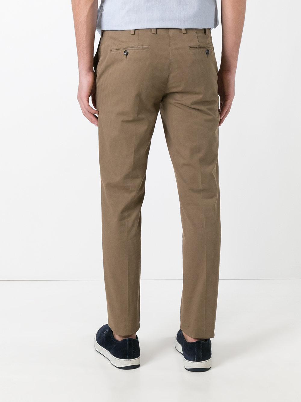 Lyst - Pt01 Classic Chinos in Brown for Men