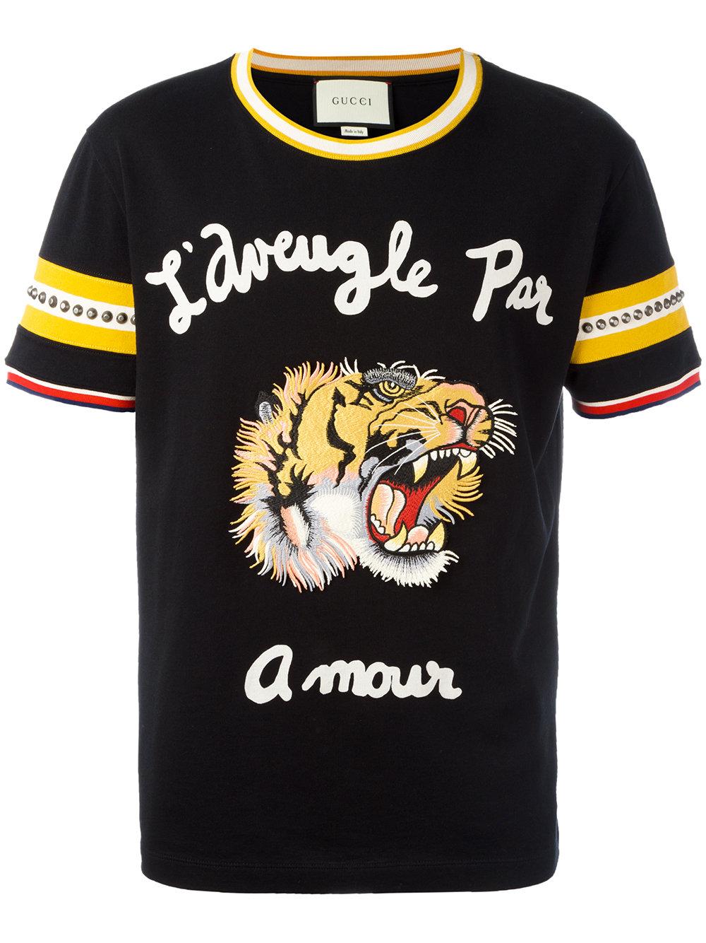 Gucci - L'aveugle Par Amour T-shirt - Men - Cotton/brass/polyester - S ...