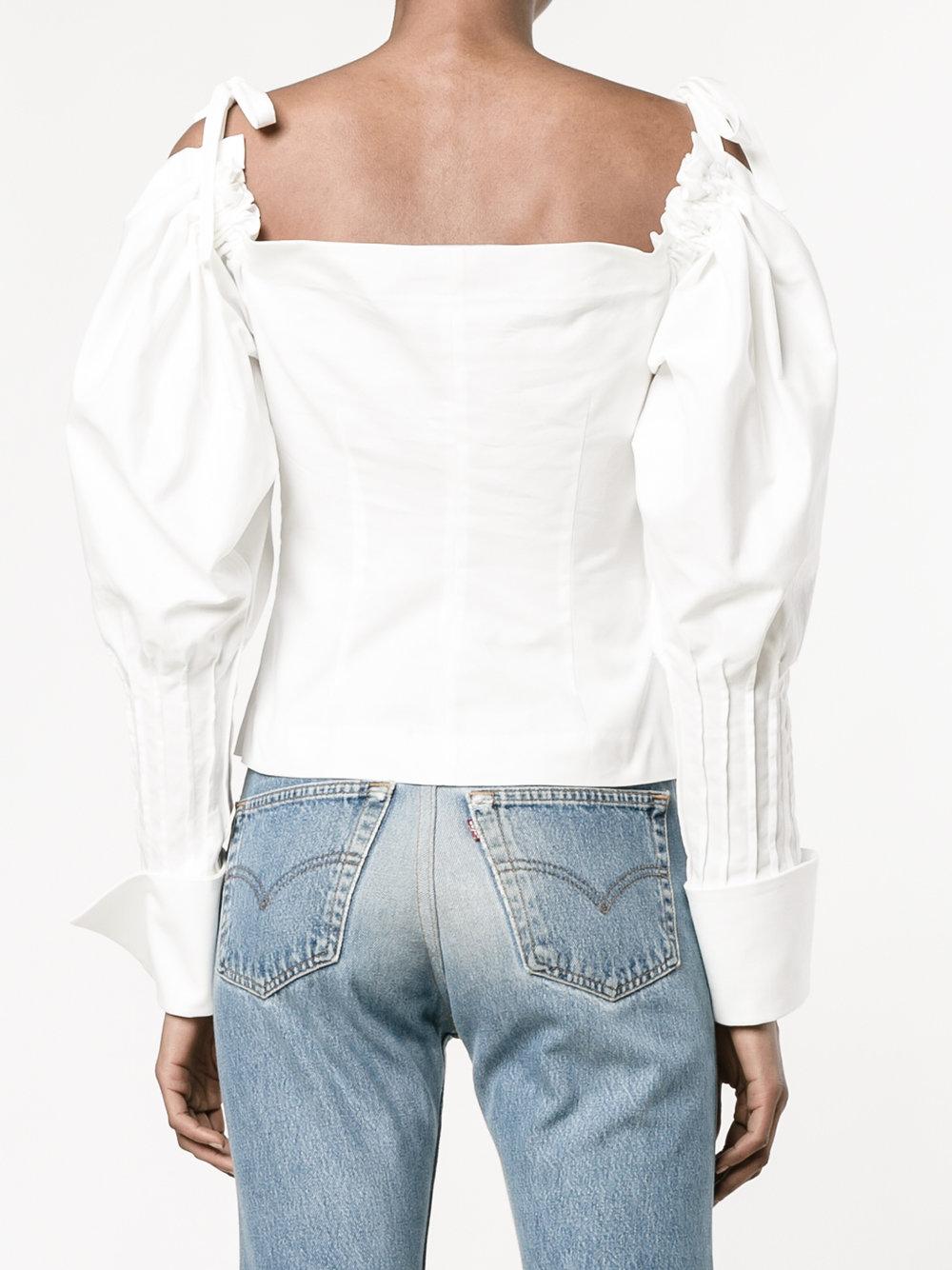 jacquemus white blouse