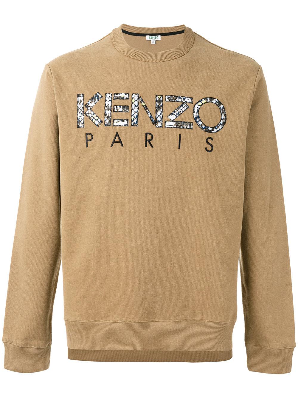 brown kenzo shirt