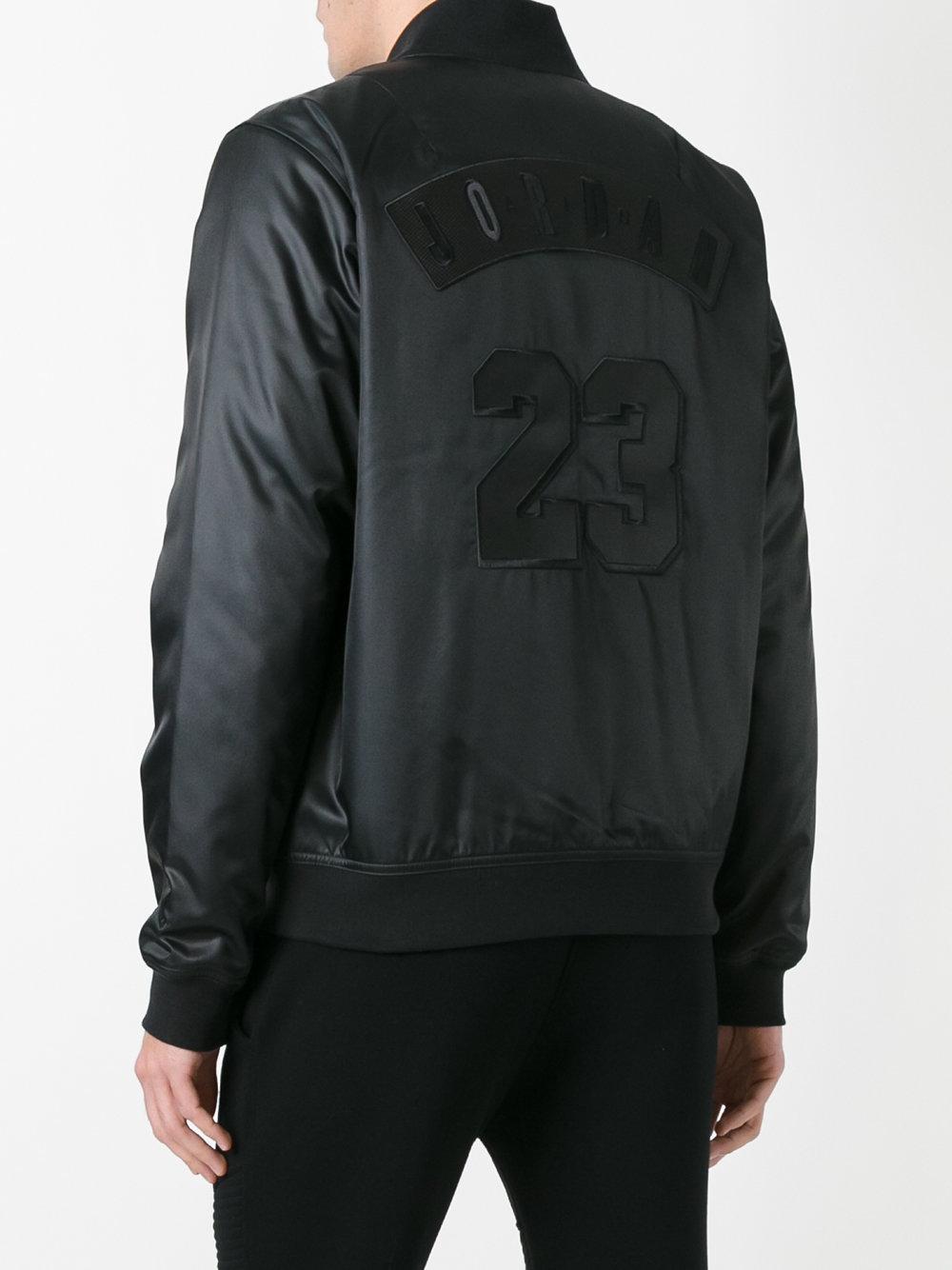 Lyst - Nike Jordan Bomber Jacket in Black for Men