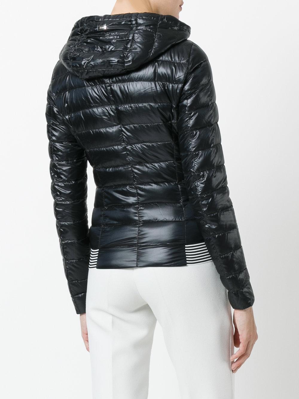 Lyst Herno Hooded Down Jacket in Black